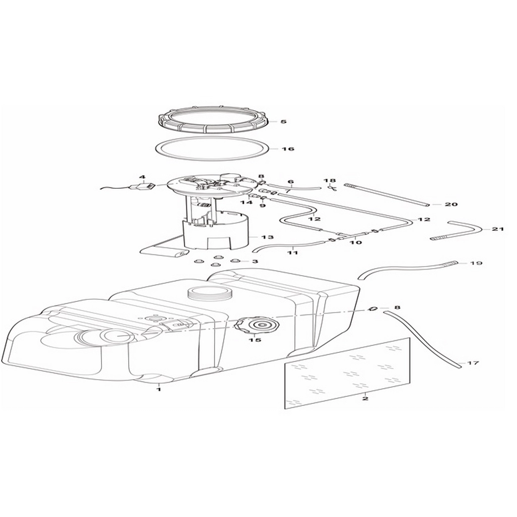 PUMAREX HS224-2 (HS700-2) YAKIT POMPASI #HS-UTV F1013